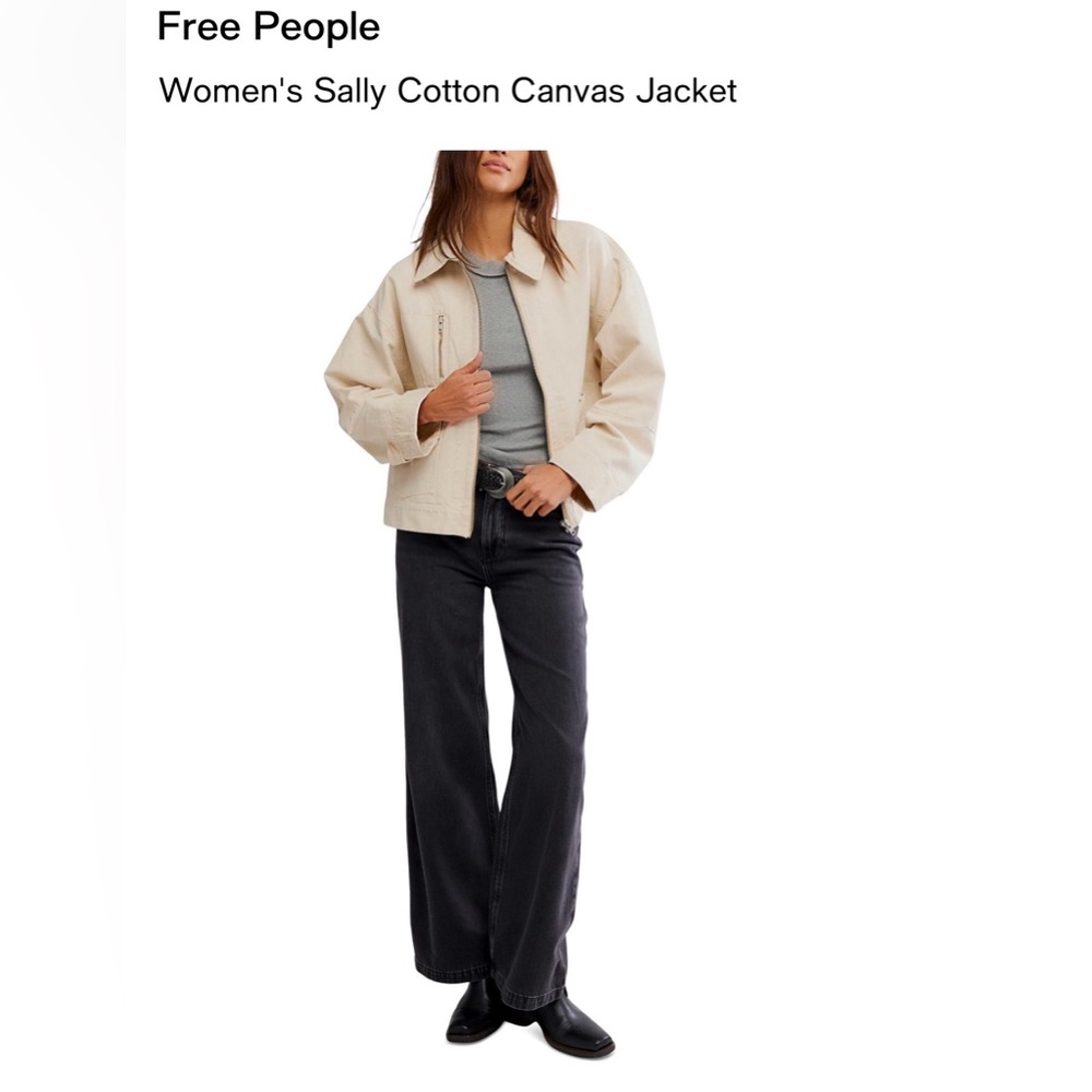 NWT We The Free Women’s Sally Cotton Canvas Jacket